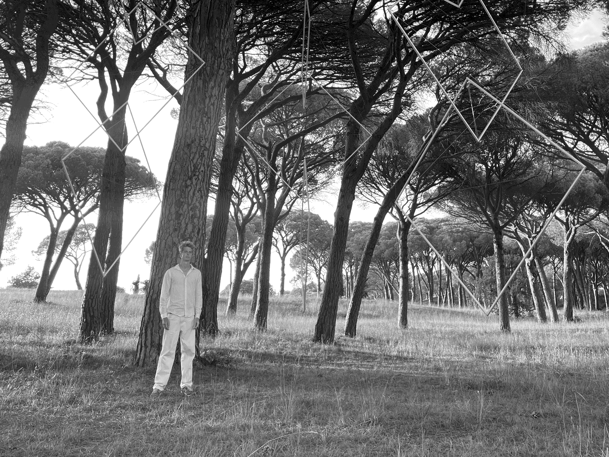 Ludovic_Regnault_The Hanging Theorem_3, 2024, Aluminium & Stainless Steel